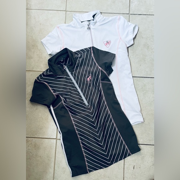 Goode Rider Girls Ideal Show  Zip-Up Shirts - Picture 1 of 3